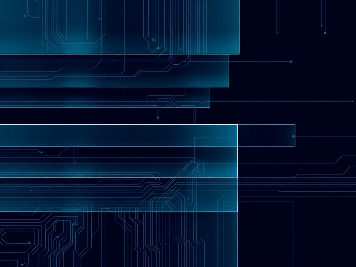 Abstract layered technology composition representing systems and integrations
